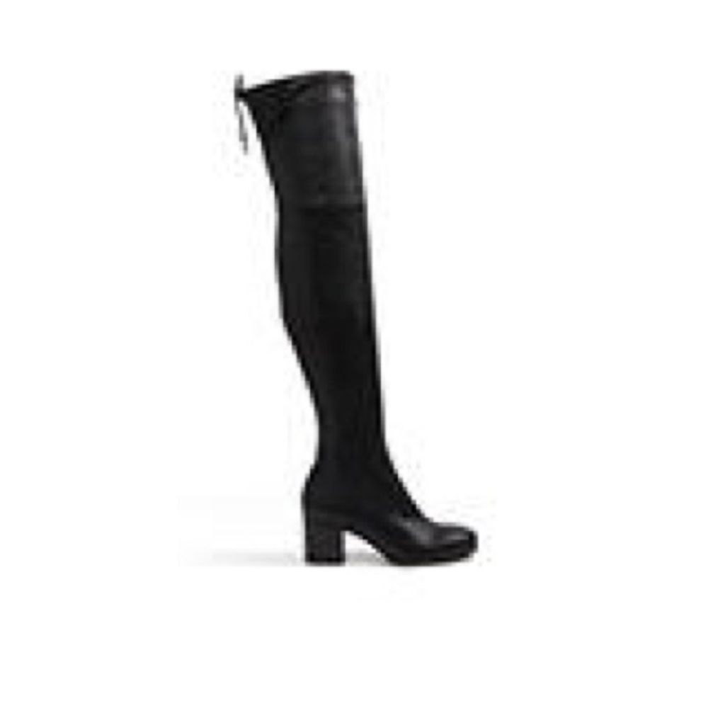 Leather Aldo over the knee heel boots